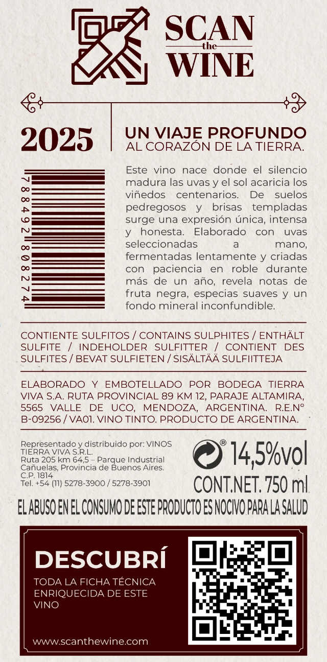 Etiqueta de Vino
